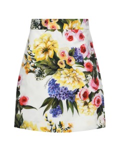 Юбка-шорты с цветочным принтом Dolce&Gabbana