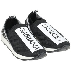 Черные кроссовки-носки Sorrento Dolce&Gabbana