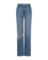 Голубые джинсы с разрезами Paige