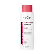 Aravia Professional Шампунь с кератином для защиты структуры и цвета поврежденных и окрашенных волос Keratin Repair Shampoo, 400 мл (Aravia Professional, Уход за волосами)