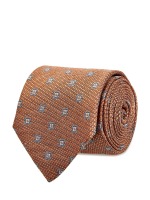 Шелковый галстук из жаккарда с фактурным узором