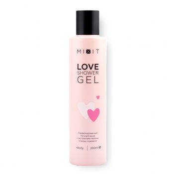 MIXIT Гель для душа парфюмированный с лёгким ароматом лесных ягод LOVE Shower Gel