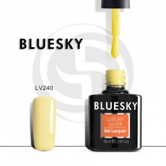 BLUESKY Гель-лак Luxury Silver Желтый лепесток